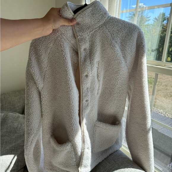 St. John's Bay Cream Teddy Jacket - Picture 1 of 3